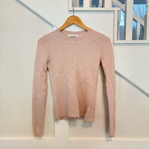 Ellen Tracy Pink Crew Neck Sweater